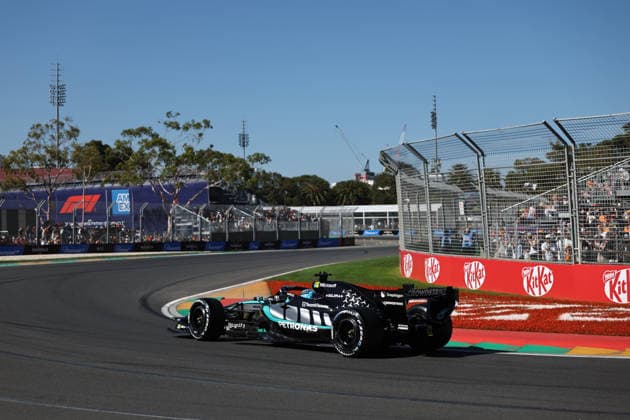 MELBOURNE, AUSTRALIA - MARCH 6: George Russell of Great Britain driving the (63) Mercedes AMG PETRONAS F1 Team F1 W17 during practice ahead of the F1 Grand Prix of Australia at Albert Park Circuit on March 6, 2026 in Melbourne, Australia.(Photo by Qian Jun Paddocker-SPP)  Copyright: xQianxJunx xPaddocker-SPPx Sportspressphoto_SPR103326