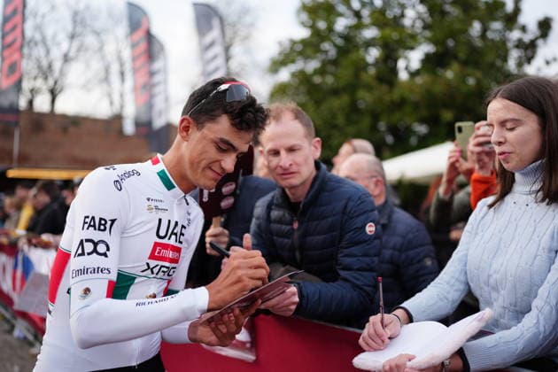 UAE TEAM EMIRATES XRG during the team presentation of the Strade Bianche e Strade Bianche Women cycling race in Siena - Tuscany - Italy - Friday, March 6 2026. - cycling  Copyright: xPaolone xLaPressex