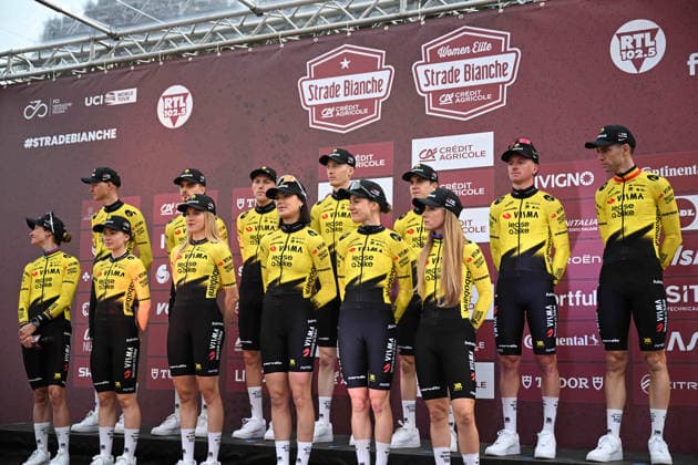 06-03-2026 Presentazione Squadre Strade Bianche 2026; 2026, Visma - Lease A Bike; Siena; 