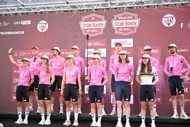 06-03-2026 Presentazione Squadre Strade Bianche 2026; 2026, Ef Education - Easypost; Siena; 