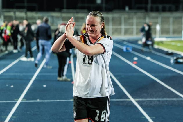 Sport, Football, U23 Womens National Team Season 2025 2026 International match Germany U23 Belgium U23 06 03 2026, Lohrheidestadion Luca Birkholz Germany, 18 Bochum Wattenscheid Lohrheidestadion Nordrhein Westfalen Germany