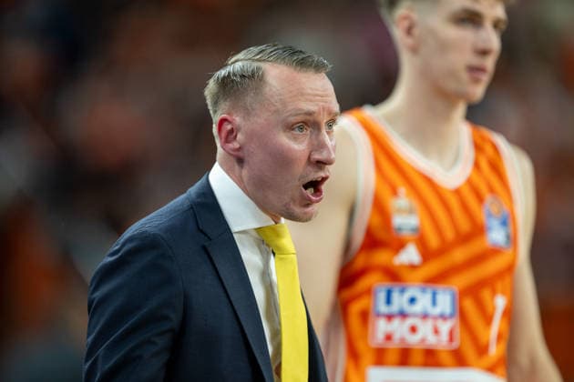 Mikko Riipinen MHP RIESEN Ludwigsburg, Head Coach , GER, ratiopharm Ulm vs MHP Riesen Ludwigsburg, Basketball Bundesliga, easycredit BBL, 22 Matchday, Season 2025 2026, 06 03 2026, GER, ratiopharm Ulm vs MHP Riesen Ludwigsburg, Basketball Bundesliga, easycredit BBL, 22 Matchday, Season 2025 2026, 06 03 2026 New Ulm Copyright: xEibner-Pressefoto SaschaxWaltherx EP_EER