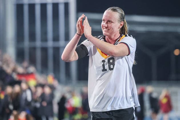 Soccer Women U23 international match Germany Belgium on 06 03 2026 at Lohrheidestadion in Bochum Luca Birkholz Germany DFB regulations prohibit any use of photographs as image sequences and or quasi video xJRx