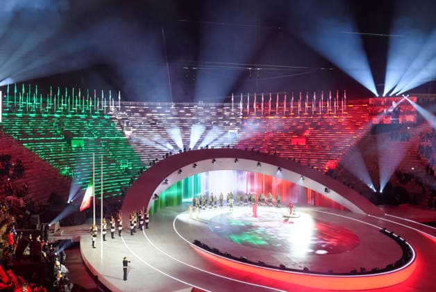 Paralympic Winter games, Winterspiele,Spiele, Summer games opening ceremony of Milano-Cortina 2026 on March 6, 2026 at Arema of Verona in Verona, Italy  Copyright: xRobertoxTommasini IPAxSportx xipa-agency.netx xx IPA_72472508 IPA_Agency_IPA72472508