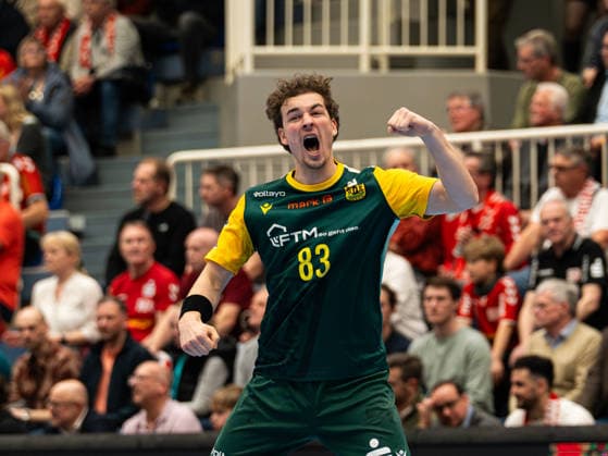 Pierre Busch VfL Eintracht Hagen, 83 cheers TuSEM Essen vs VfL Eintracht Hagen, Handball, 2 Bundesliga, Matchday 23, Season 2025 2026, 06 03 2026 TuSEM Essen vs VfL Eintracht Hagen, Handball, 2 Bundesliga, Matchday 23, Season 2025 2026, 06 03 2026 Essen Copyright: xEibner-Pressefoto DamianxKruczynx EP_DKI