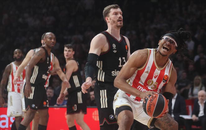 CRVENA ZVEZDA vs BAYERN CHIMA MONEKE, basketball player of Crvena zvezda, during Euroleague match against Bayern Munchen, at Belgrade Arena. Belgrade, 06.03.2026. photo: MN Press photo BASKETBALL, EUROLEAGUE, CRVENA ZVEZDA, BAYERN Belgrade Belgrade Arena Serbia Copyright: xMNxPressx