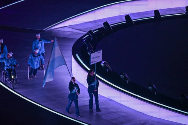 GIOCHI OLIMPICI - Olimpiadi Invernali Milano-Cortina 2026 - Paralympic Winter games, Winterspiele,Spiele, Summer games - Opening Ceremony Paralympic Winter Games opening ceremony of Milano-Cortina 2026 on March 6, 2026 at Arema of Verona in Verona, Italy during Paralympic Winter Games - Opening Ceremony, Olympic Winter Games Milano-Cortina 2026 in Verona, Italy, March 06 2026 Cortina D Ampezzo Italy  Copyright: xIPAxSport ABACAx