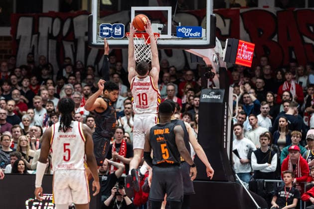 GER, easy Credit Basketball Bundesliga, Fitness First Würzburg Baskets Niners Chemnitz 06 03 2026, tectake ARENA Würzburg, Würzburg, GER, easy Credit Basketball Bundesliga, Fitness First Würzburg Baskets Niners Chemnitz Christian Skladanowski Fitness First Würzburg Baskets 19 Foto Alexander Trienitz Würzburg tectake ARENA Würzburg Bayern Germany