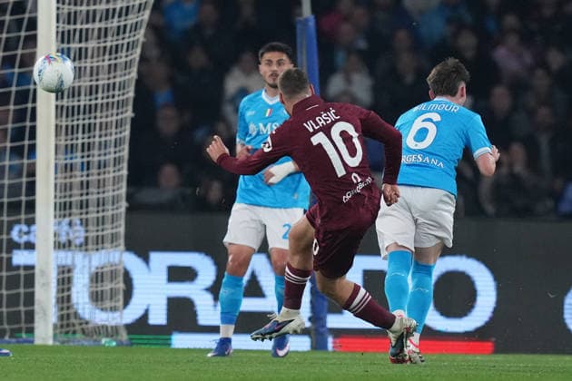 Torino™s Nikola Vlasic during the Serie A EniLive soccer match between Napoli and Torino at the Diego Armando Maradona stadium, Italy - Naples Friday March 06, 2026 - Soccer ( Photo by Alfredo Falcone LaPresse )  Copyright: xAlfredoxFalcone LaPressex