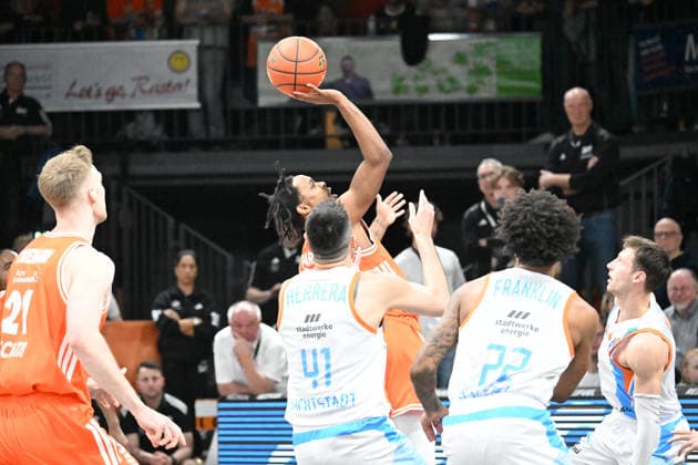 GER, EasyCredit BBL RASTA Vechta Science City Jena 06 03 2026, RASTA Dome, Vechta, GER, EasyCredit BBL RASTA Vechta Science City Jena in the picture MALIK PARSONS Rasta Vechta 3 nordphotoxGmbHxx xKokenge nph00001