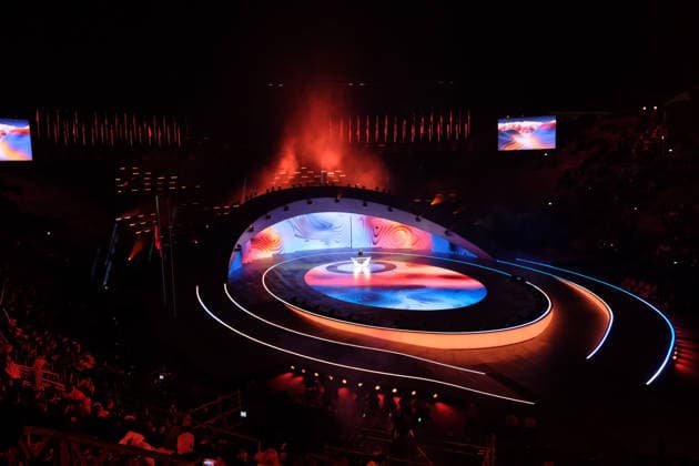 Milano Cortina 2026 Paralympic Winter games, Winterspiele,Spiele, Summer games Opening Ceremony The XIV Edition of the Paralympic Winter Games, the Opening Ceremony of the Milano Cortina 2026 Paralympic Winter Games, takes place at Verona Olympic Arena in Verona, Italy, on March 6, 2026. Verona Italy Italy  Copyright: xRobertoxTommasinix originalFilename:tommasini-milanoco260306_npHfh.jpg