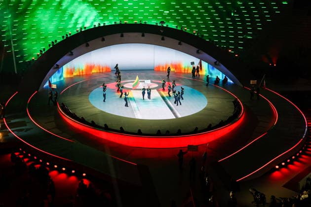 ITALY, VERONA - MARCH 6, 2026: Lithuania s national team, Nationalteam during the opening ceremony of 2026 Paralympic Winter games, Winterspiele,Spiele, Summer games at the Verona Arena. Mikhail Tereshchenko TASS  89668352
