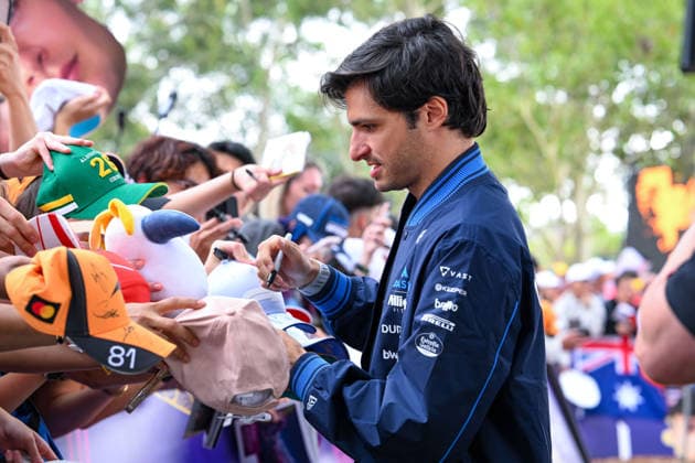 Formula One GP Melbourne Australia Friday, March 06, 2026 Carlos Sainz 55, Atlassian Williams F1 Team Formula One GP Melbourne Australia Friday, March 06, 2026 Copyright: xBEAUTIFULxSPORTS Erlhofx