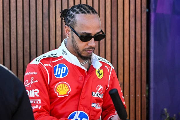 Formula One GP Melbourne Australia Friday, March 06, 2026 Lewis Hamilton 44, Scuderia Ferrari HP Formula One GP Melbourne Australia Friday, March 06, 2026 Copyright: xBEAUTIFULxSPORTS Erlhofx