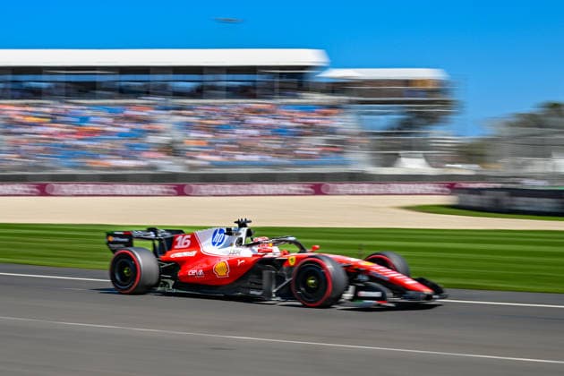 Formula One GP Melbourne Australia Friday, March 06, 2026 Charles Leclerc 16, Scuderia Ferrari HP Formula One GP Melbourne Australia Friday, March 06, 2026 Copyright: xBEAUTIFULxSPORTS Erlhofx