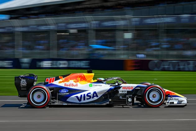 Formula One GP Melbourne Australia Friday, March 06, 2026 Arvid Lindblad 41, Visa Cash App Racing Bulls Formula One Team Formula One GP Melbourne Australia Friday, March 06, 2026 Copyright: xBEAUTIFULxSPORTS Erlhofx