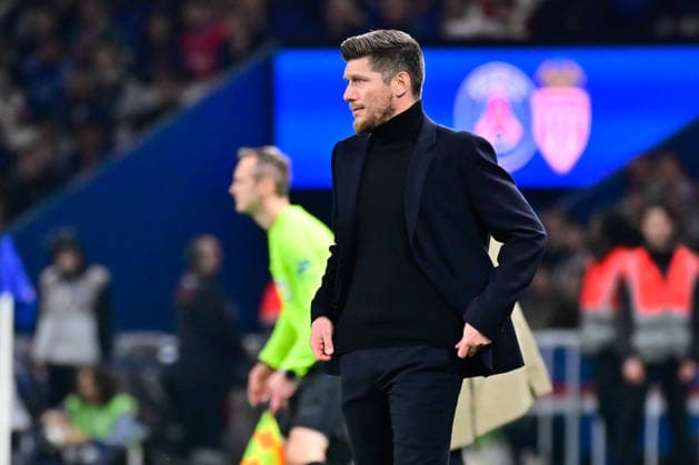 FOOTBALL : PSG vs Monaco - Ligue 1 - 06 03 2026 Monaco Headcoach Sebastien Pocognoli during the Ligue 1 match between Paris Saint Germain and AS Monaco at Parc des Princes on March 06, 2026 in Paris, France. ( Photo by Federico Pestellini PsnewZ ) - ParisFrance  Copyright: xFedericoxPestelinix