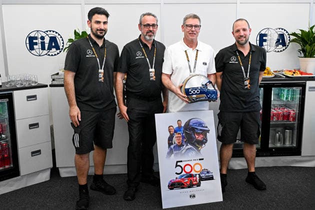 Formula One GP Melbourne Australia Friday, March 06, 2026 Bernd Maylaender, 500th GP as F1 Safety Car Driver Formula One GP Melbourne Australia Friday, March 06, 2026 Copyright: xBEAUTIFULxSPORTS Erlhofx