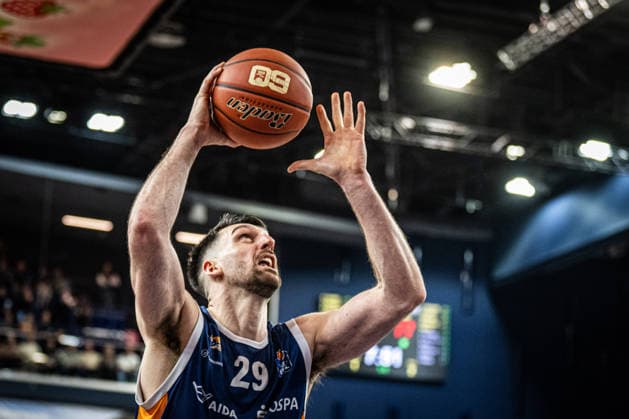 Rostock, Germany 06 March 2026 1 BBL 2025 2026 Rostock Seawolves vs VET CONCEPT Gladiators Trier In the picture Owen Klassen Rostock Seawolves Copyright: xFotostandx xVoelkerx