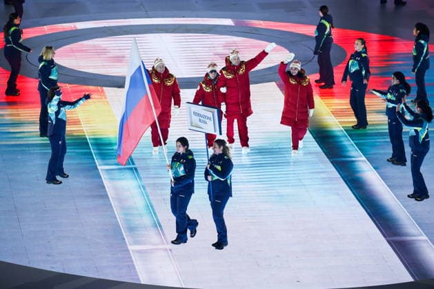ITALY, VERONA - MARCH 6, 2026: Russia s national team, Nationalteam during the opening ceremony of 2026 Paralympic Winter games, Winterspiele,Spiele, Summer games at the Verona Arena. Mikhail Tereshchenko TASS  89668647