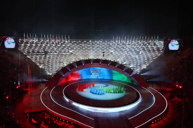 General view, MARCH 6, 2026 : Milano Cortina 2026 Paralympic Winter games, Winterspiele,Spiele, Summer games Opening Ceremony at Verona Olympic Arena in Verona, Italy. Noxthirdxpartyxsales  aflo_322435688
