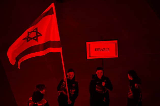 ITALY, VERONA - MARCH 6, 2026: Israel s national team, Nationalteam during the opening ceremony of 2026 Paralympic Winter games, Winterspiele,Spiele, Summer games at the Verona Arena 2026 Paralympic Winter Games: Opening Ceremony  - ZUMAt113 20260306_zaa_t113_467 Copyright: xMikhailxTereshchenkox
