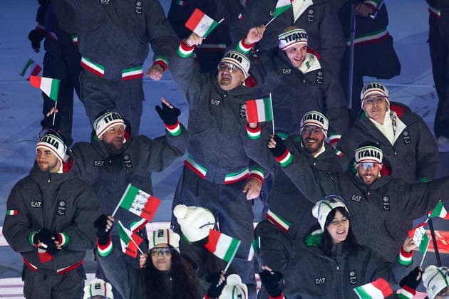 ITALY, VERONA - MARCH 6, 2026: Italy s national team, Nationalteam during the opening ceremony of 2026 Paralympic Winter games, Winterspiele,Spiele, Summer games at the Verona Arena. Mikhail Tereshchenko TASS  89669112