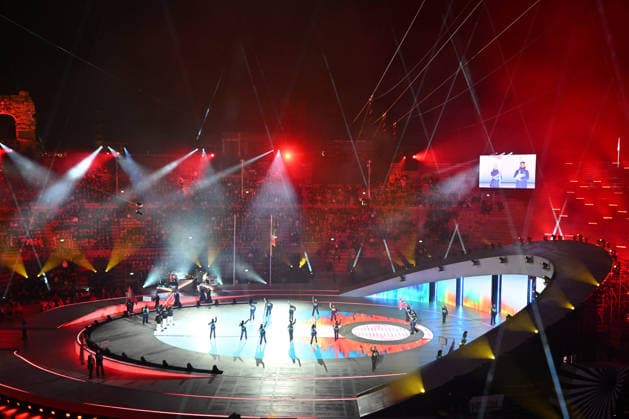 Paralympic Winter games, Winterspiele,Spiele, Summer games opening ceremony of Milano-Cortina 2026 on March 6, 2026 at Arema of Verona in Verona, Italy during Paralympic Winter Games - Opening Ceremony, Olympic Winter Games Milano-Cortina 2026 in Verona, Italy, March 06 2026  Copyright: xAlessioxMarini IPAxSportx xipa-agency.netx xx IPA_72474276 IPA_Agency_IPA72474276