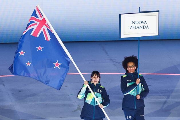 ITALY, VERONA - MARCH 6, 2026: New Zealand s national team, Nationalteam during the opening ceremony of 2026 Paralympic Winter games, Winterspiele,Spiele, Summer games at the Verona Arena 2026 Paralympic Winter Games: Opening Ceremony  - ZUMAt113 20260306_zaa_t113_485 Copyright: xMikhailxTereshchenkox