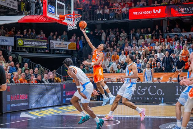 1 Basketball Bundesliga, easyCredit BBL, Season 2025 2026, Men, Main Round, 22 Matchday, 06 03 2026, RASTA Vechta Science City Jena Alonzo Verge 11 RASTA Vechta at the Korbleger Vechta RASTA Dome Niedersachsen Germany