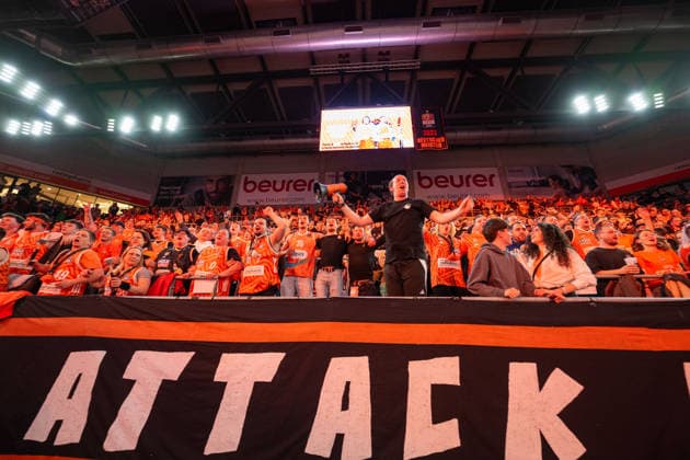 MHP RIESEN Ludwigsburg are disappointed disappointed, dissatisfied, negative emotions, GER, ratiopharm Ulm vs MHP Riesen Ludwigsburg, Basketball Bundesliga, easycredit BBL, 22 Matchday, Season 2025 2026, 06 03 2026, GER, ratiopharm Ulm vs MHP Riesen Ludwigsburg, Basketball Bundesliga, easycredit BBL, 22 Matchday, Season 2025 2026, 06 03 2026 New Ulm Copyright: xEibner-Pressefoto SaschaxWaltherx EP_EER