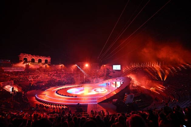 GIOCHI OLIMPICI - Olimpiadi Invernali Milano-Cortina 2026 - Paralympic Winter games, Winterspiele,Spiele, Summer games - Opening Ceremony Paralympic Winter Games opening ceremony of Milano-Cortina 2026 on March 6, 2026 at Arema of Verona in Verona, Italy during Paralympic Winter Games - Opening Ceremony, Olympic Winter Games Milano-Cortina 2026 in Verona, Italy, March 06 2026 Cortina D Ampezzo Italy  Copyright: xIPAxSport ABACAx