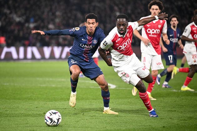 Paris Saint-Germain FC v AS Monaco FC - Ligue 1 McDonald s 2025 2026 24 Senny MAYULU (psg) during the Ligue 1 McDonald s match between Paris and Monaco FC at Parc des Princes on March 6, 2026 in Paris, France. Paris France  Copyright: xFEPx 776348316