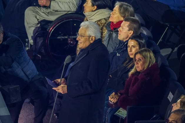 Presidente Sergio Mattarella during Paralympic Winter games, Winterspiele,Spiele, Summer games opening ceremony of Milano-Cortina 2026 on March 6, 2026 at Arema of Verona in Verona, Italy  Copyright: xRobertoxTommasini IPAxSportx xipa-agency.netx xx IPA_72477908 IPA_Agency_IPA72477908