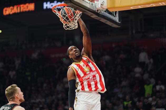 March 6, 2026, Belgrade, Vojvodina province, Serbia: 202636, Belgrade, Serbia - IZUNDU EBUKA in action during the Turkish Airlines EuroLeague Regular Season basketball match between Crvena Zvezda Meridianbet and FC Bayern Munich at the Belgrade arena. Belgrade Serbia - ZUMAd223 20260306_zip_d223_014 Copyright: xMarkoxDimicx