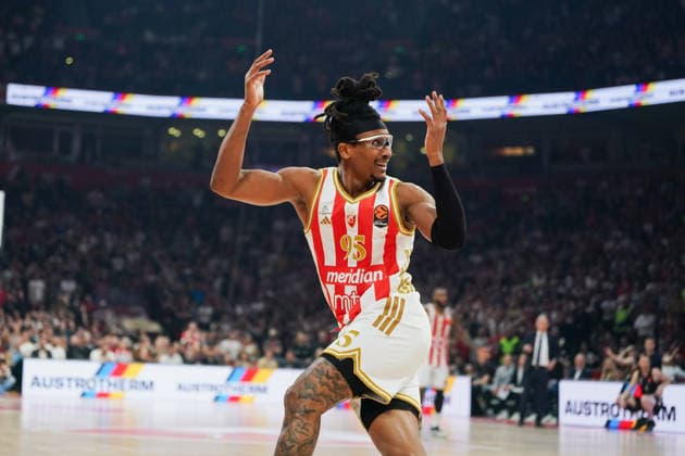 March 6, 2026, Belgrade, Vojvodina province, Serbia: 202636, Belgrade, Serbia - CHIMA MONEKE in action during the Turkish Airlines EuroLeague Regular Season basketball match between Crvena Zvezda Meridianbet and FC Bayern Munich at the Belgrade arena. Belgrade Serbia - ZUMAd223 20260306_zip_d223_022 Copyright: xMarkoxDimicx