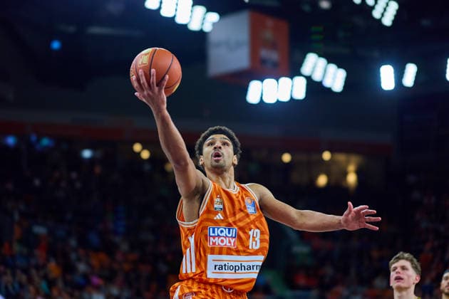 Mark Smith ratiopharm ulm, 13 GER, ratiopharm ulm vs MHP Riesen Ludwigsburg, Basketball, 22 Matchday, EasyCredit BBL, Season 2025 2026, 06 03 2026 GER, ratiopharm ulm vs MHP Riesen Ludwigsburg, Basketball, 22 Matchday, EasyCredit BBL, Season 2025 2026, 06 03 2026 New Ulm Copyright: xEibner-Pressefoto GeraldxOelze-dexStoppanyx EP_ODS