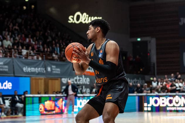 GER, easy Credit Basketball Bundesliga, Fitness First Würzburg Baskets Niners Chemnitz 06 03 2026, tectake ARENA Würzburg, Würzburg, GER, easy Credit Basketball Bundesliga, Fitness First Würzburg Baskets Niners Chemnitz Kostja Mushidi Niners Chemnitz, 11 Photo Alexander Trienitz Würzburg tectake ARENA Würzburg Bayern Germany