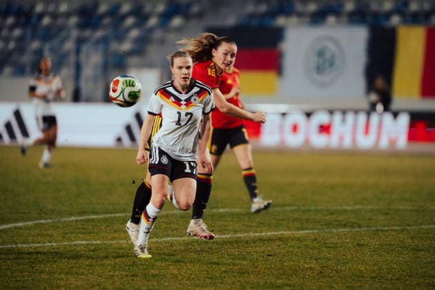 06.03.26, Women, Football, U23 Friendly Match, Germany - Belgium Nastassja Lein ( 17 - Germany U23) Bochum Lohrheidestadion - Wattenscheid NRW Deutschland