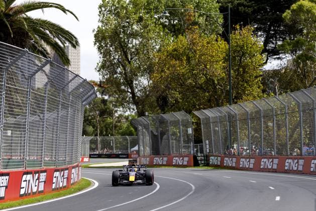MELBOURNE - Max Verstappen (Red Bull Racing) in action during the third free practice session at the Albert Park Circuit in the lead-up to the Australian Grand Prix. SANDER KONING ANP xVIxANPxSportx xxANPxIVx 552637138 originalFilename: 552637138.jpg