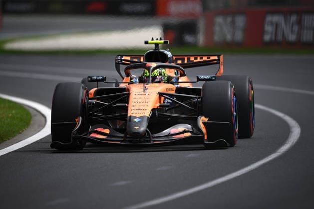 2026 AUSTRALIAN F1 GRAND PRIX, Lando Norris of McLaren during a Free Practice Session Three as part of the 2026 Australian Grand Prix at Albert Park Circuit in Melbourne, Saturday, March 7, 2026. ( NO ARCHIVING, EDITORIAL USE ONLY MELBOURNE VICTORIA AUSTRALIA  Copyright: xJOELxCARRETTx 20260307188604155790