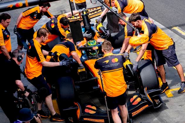 MELBOURNE Formula 1 driver Oscar Piastri of McLaren Mastercard Formula 1 Team during Formula 1 Melbourne free practice and qualifying at Albert Park on March 7, 2025 in Melbourne, Australia Photo by DeFodi Images