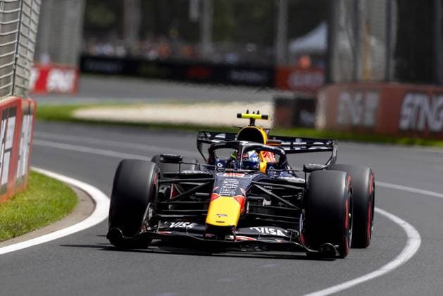 MELBOURNE - Isack Hadjar (Red Bull Racing) in action during the third free practice session at the Albert Park Circuit in the lead-up to the Australian Grand Prix. SANDER KONING ANP xVIxANPxSportx xxANPxIVx 552637683 originalFilename: 552637683.jpg