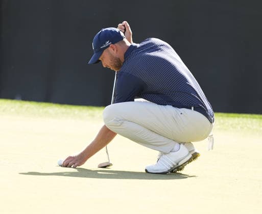ORLANDO, FL - MARCH 06: PGA, Golf Herren golfer Daniel Berger putts on the 17th hole on March 6, 2026, during the Arnold Palmer Invitational presented by Mastercard at Arnold Palmer™s Bay Hill Club & Lodge in Orlando, Florida. (Photo by Brian Spurlock Icon Sportswire) GOLF: MAR 06 PGA Arnold Palmer Invitational presented by Mastercard EDITORIAL USE ONLY Icon26030626