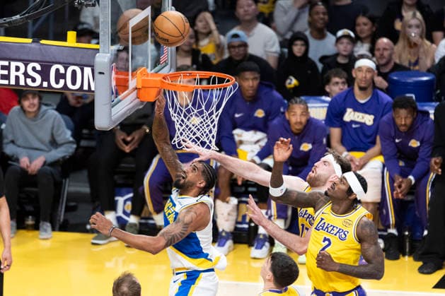 March 6, 2026, Los Angeles, California, USA: Indiana PacersÃ¢â‚¬â ¢ Obi Toppin (1) goes past the Los Angeles Lakers to the basket during an NBA, Basketball Herren, USA basketball game at Crypto.com Arena on Friday, March 6, 2026 in Los Angeles. Los Angeles USA - ZUMAc68_ 20260306_zaf_c68_017 Copyright: xRingoxChiux