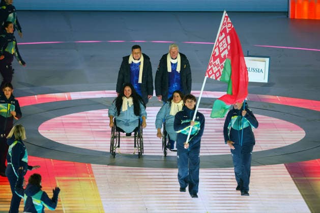 March 6, 2026, Verona, Veneto, Italy: BELARUS s long exile from world sports events ends tonight as the Milano Cortina 2026 Winter Paralympic Games feature athletes of Belarus competing under their national flag for the first time since 2014. Verona Italy - ZUMAc179 20260306_zep_c179_036 Copyright: xMickaelxChavetx Verona Italy - ZUMA0849 20260306_zep_c179_036 Copyright: xIMAGO MickaelxChavetx