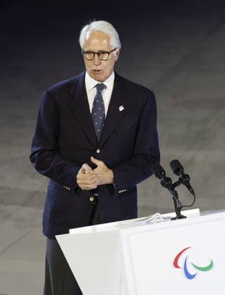 Milan Cortina Paralympics: Opening ceremony Giovanni Malago, president of the Milan Cortina Olympic and Paralympic organizing committee, gives an address at the Paralympic opening ceremony at the Verona Arena, a Roman amphitheater in Verona, Italy, on March 6, 2026.  A14AA0005355660P