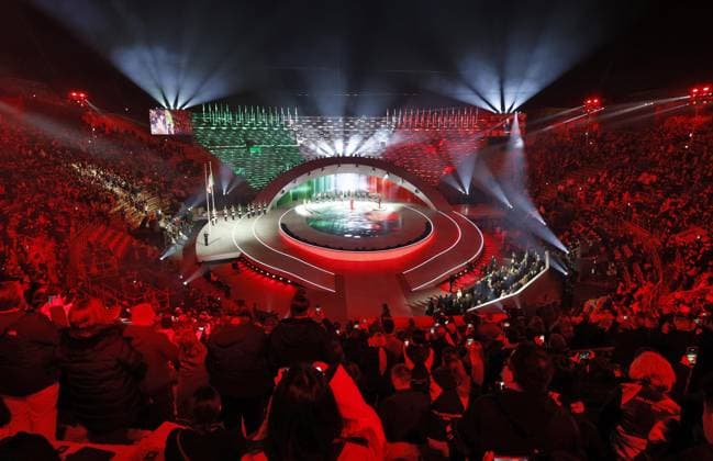 Milan Cortina Paralympics: Opening ceremony The opening ceremony of the Milan Cortina Paralympics is held at the Verona Arena, a Roman amphitheater in Verona, Italy, on March 6, 2026.  A14AA0005355721P