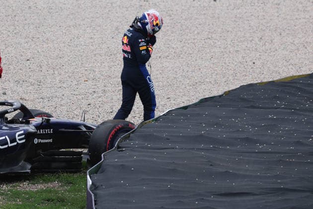 F1 Grand Prix Australia 2026 No 3 Max Verstappen NED , Red Bull Racing, Ford crash accident