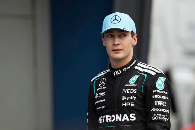 The qualification session Formula One Australian Grand Prix Melbourne EB Pole position qualifier George Russell Mercedes AMG Petronas F1 during the qualification session of the Formula One Australian Grand Prix at Albert Park in Melbourne on March 7, 2026.Photo by Eliot Blondet ABACAPRESS.COM Melbourne Australia Australia  Copyright: xBlondetxEliot ABACAx